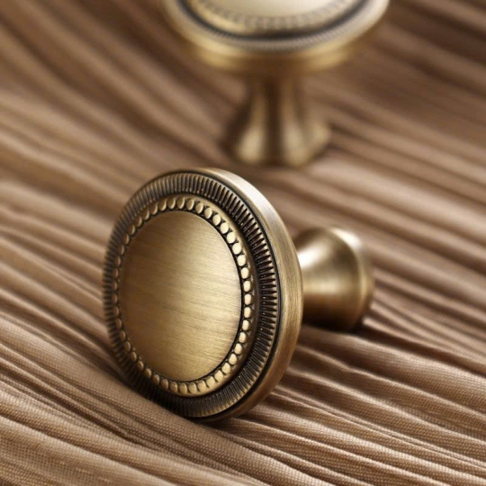 Tay nắm Tủ đồng Thau châu Âu cổ điển BL8817