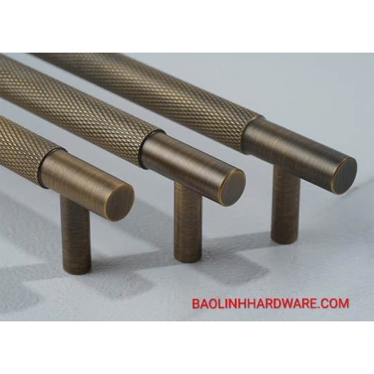 Tay nắm Đồng thau Retro kiểu Pháp Cổ điển BL8838