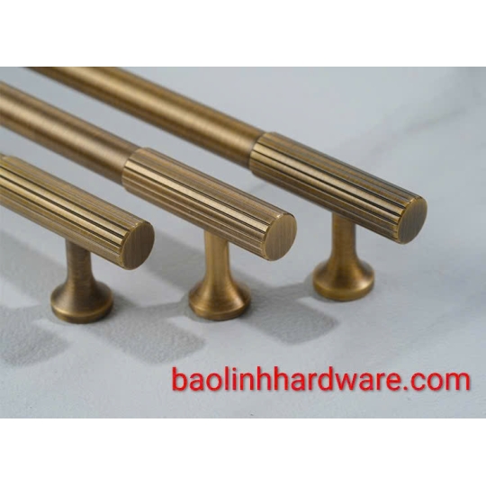 Tay nắm Đồng thau Retro kiểu Pháp Cổ điển BL8890