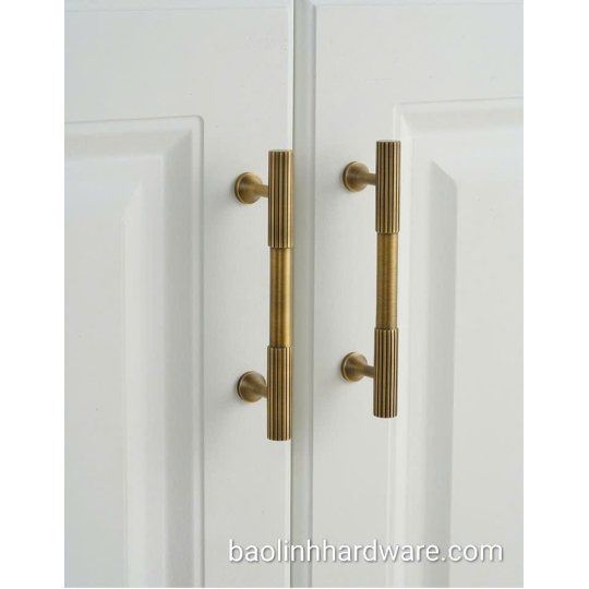 Tay nắm Đồng thau Retro kiểu Pháp Cổ điển BL8890