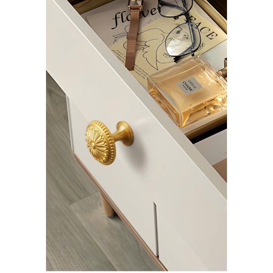 Tay Núm đồng Hoa cúc vàng mờ