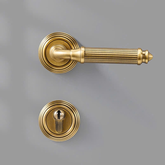  Khoá cửa  Phân thể  Đồng cao cấp Màu Đồng BR2019 Rêu