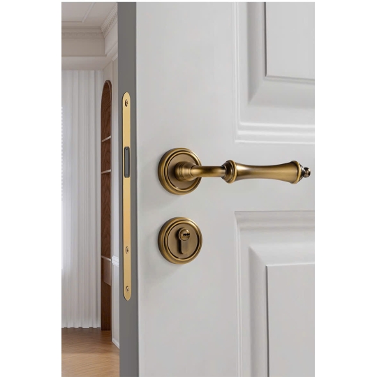 KHÓA CỬA PHÂN THỂ  ĐỒNG THAU  TB07-1