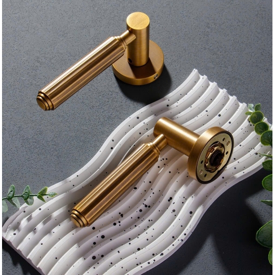  Khoá cửa Phân thể  Đồng cao cấp Màu Đồng Pháp BR7  - 23301 