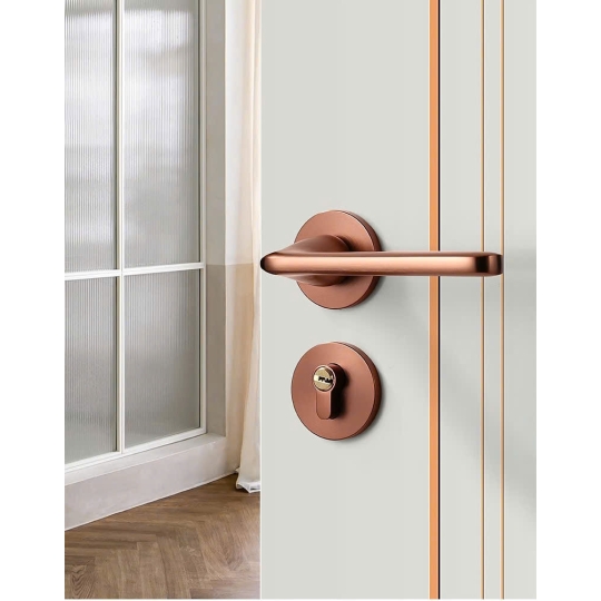 Khóa cửa màu Vàng Hồng BAGB ( ROSE GOLDEN A STYLE)