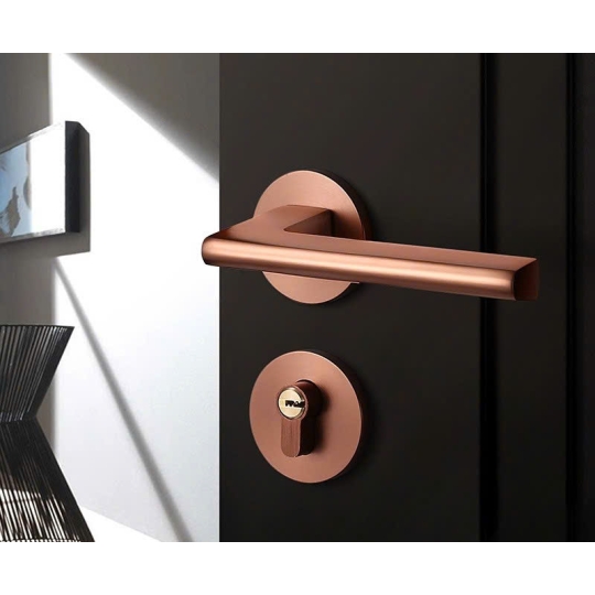 Khóa cửa màu Vàng Hồng BAGB ( ROSE GOLDEN A STYLE)