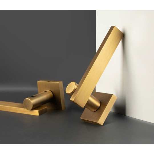  Khoá cửa Phân thể  Đồng thau  Màu Đồng Pháp BR7  - 98FBS 