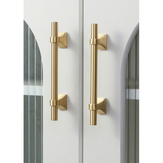 Tay nắm Đồng thau  kiểu Pháp BL 03 - Màu Vàng