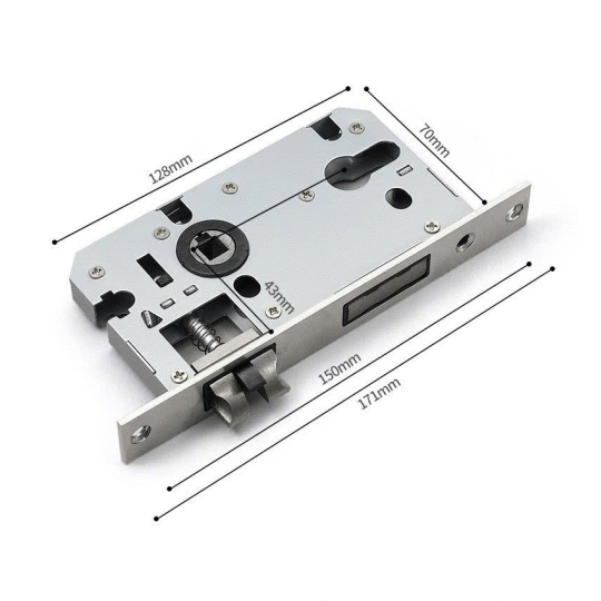 Khóa cửa Phòng Mã 58 F671 - Màu Rêu