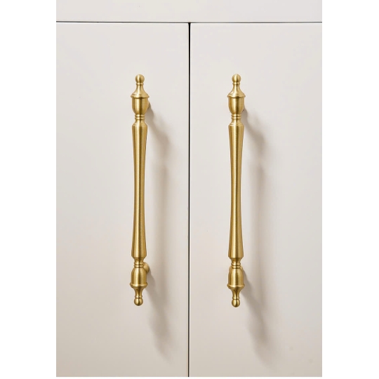 Tay nắm Đồng thau  kiểu Pháp Mã 6834 - Màu vàng