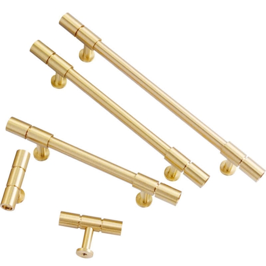 Tay nắm Đồng thau  kiểu Pháp Mã 8706675 - Màu Vàng