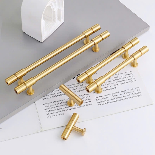 Tay nắm Đồng thau  kiểu Pháp Mã 8706675 - Màu Vàng