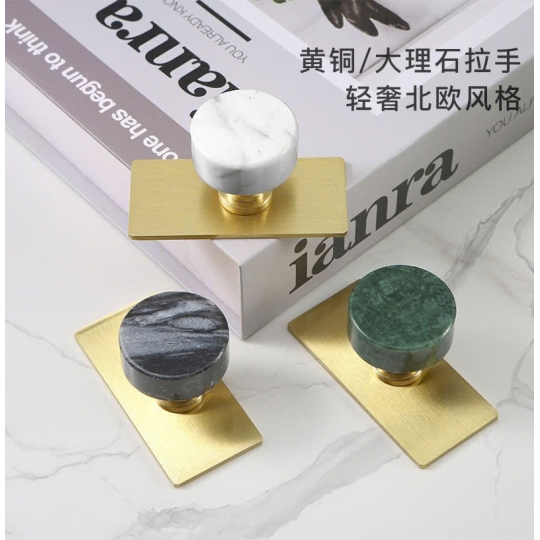 Tay nắm Núm đá Cẩm Thạch