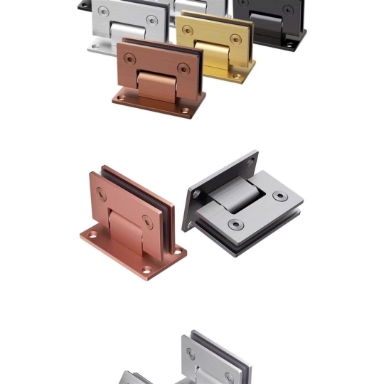 BẢN LỀ CABIN KÍNH WC 180 ĐỘ -  MÀU HỒNG 