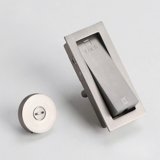 Khoá Cửa lùa Dạng Pus - Pull Ẩn DT 35 - 45