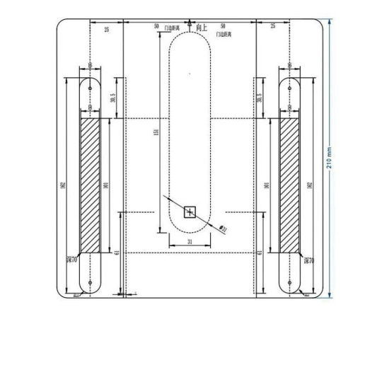 KHÓA CỬA LÙA CÁNH TRƯỢT HIỆN ĐẠI 5807