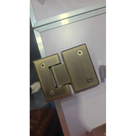 BẢN LỀ CABIN KÍNH WC 180 ĐỘ -  MÀU RÊU