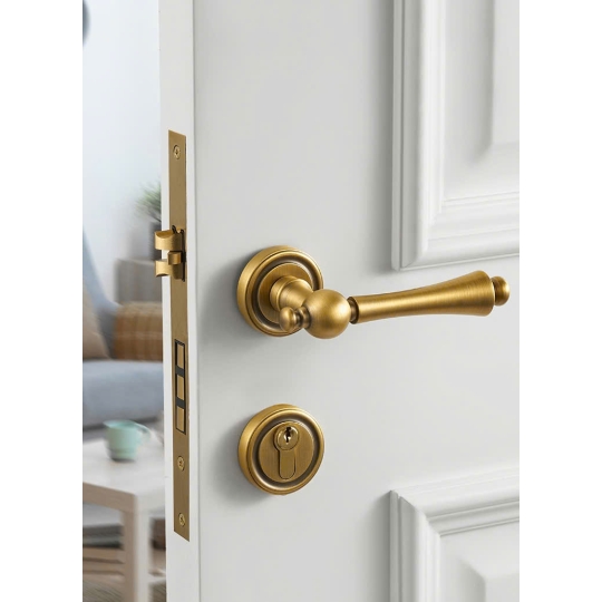 Khoá cửa Phân thể  Đồng cao cấp  Mã BR - 22892 