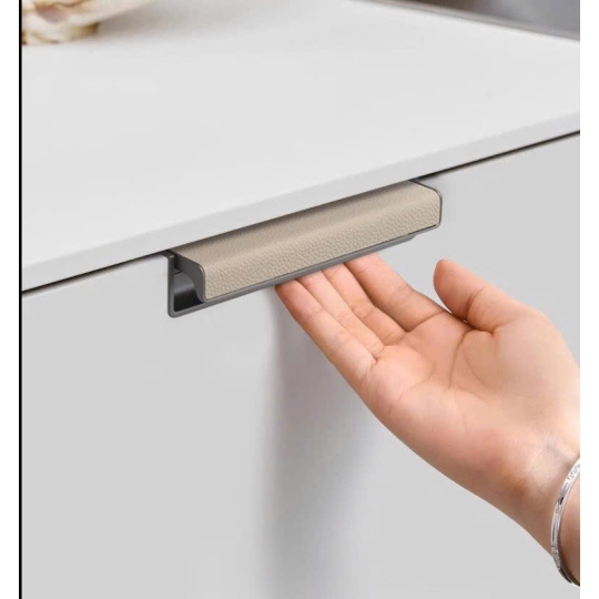 Tay nắm Hợp kim Bọc da  Cao Cấp  Mã 6609