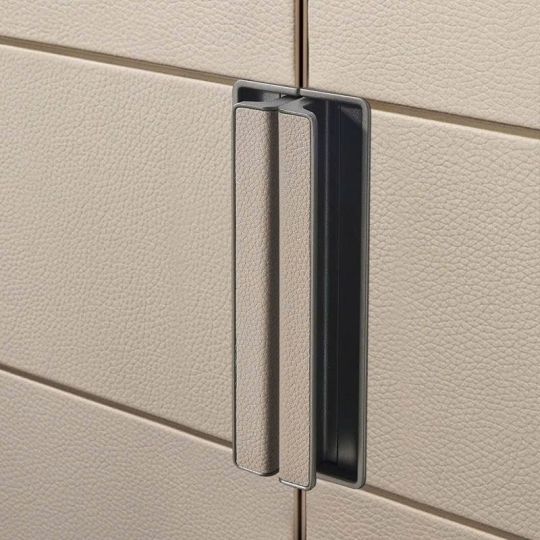 Tay nắm Hợp kim Bọc da  Cao Cấp  Mã 6609