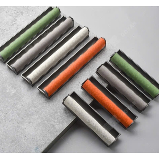 Tay nắm Hợp kim Bọc da  Cao Cấp  Mã 6551