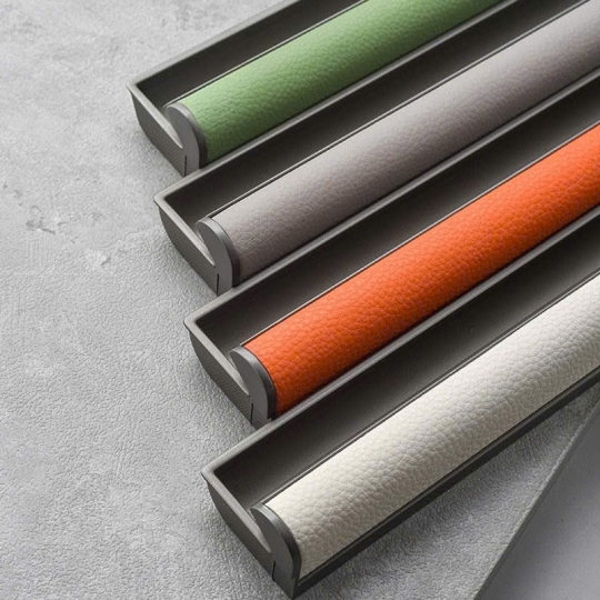 Tay nắm Hợp kim Bọc da  Cao Cấp  Mã 6551