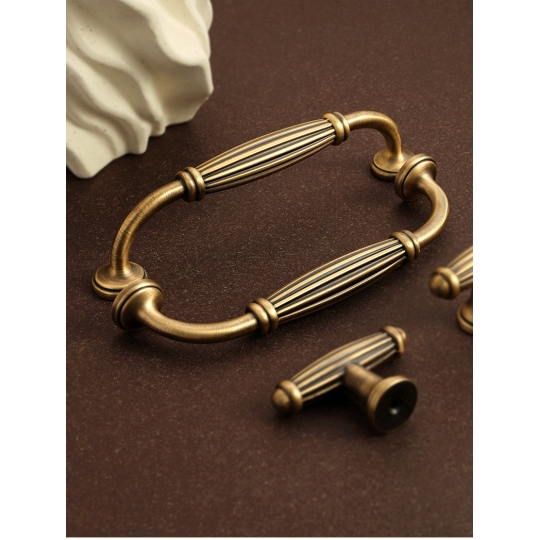 Tay nắm Tủ dạng Bằng Đồng Thau Cao Cấp mã 1879